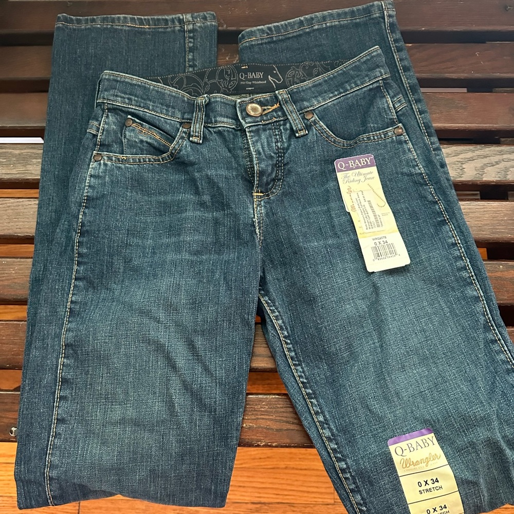 Wrangler women’s q-baby jeans (new)
